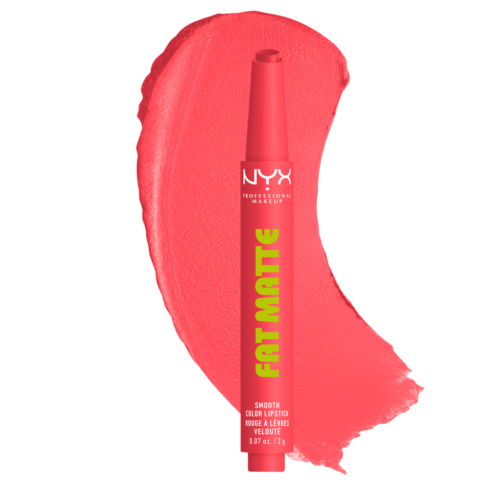 Bild: NYX Professional Make-up Fat Matte Smooth Lippenstift Pink Puff