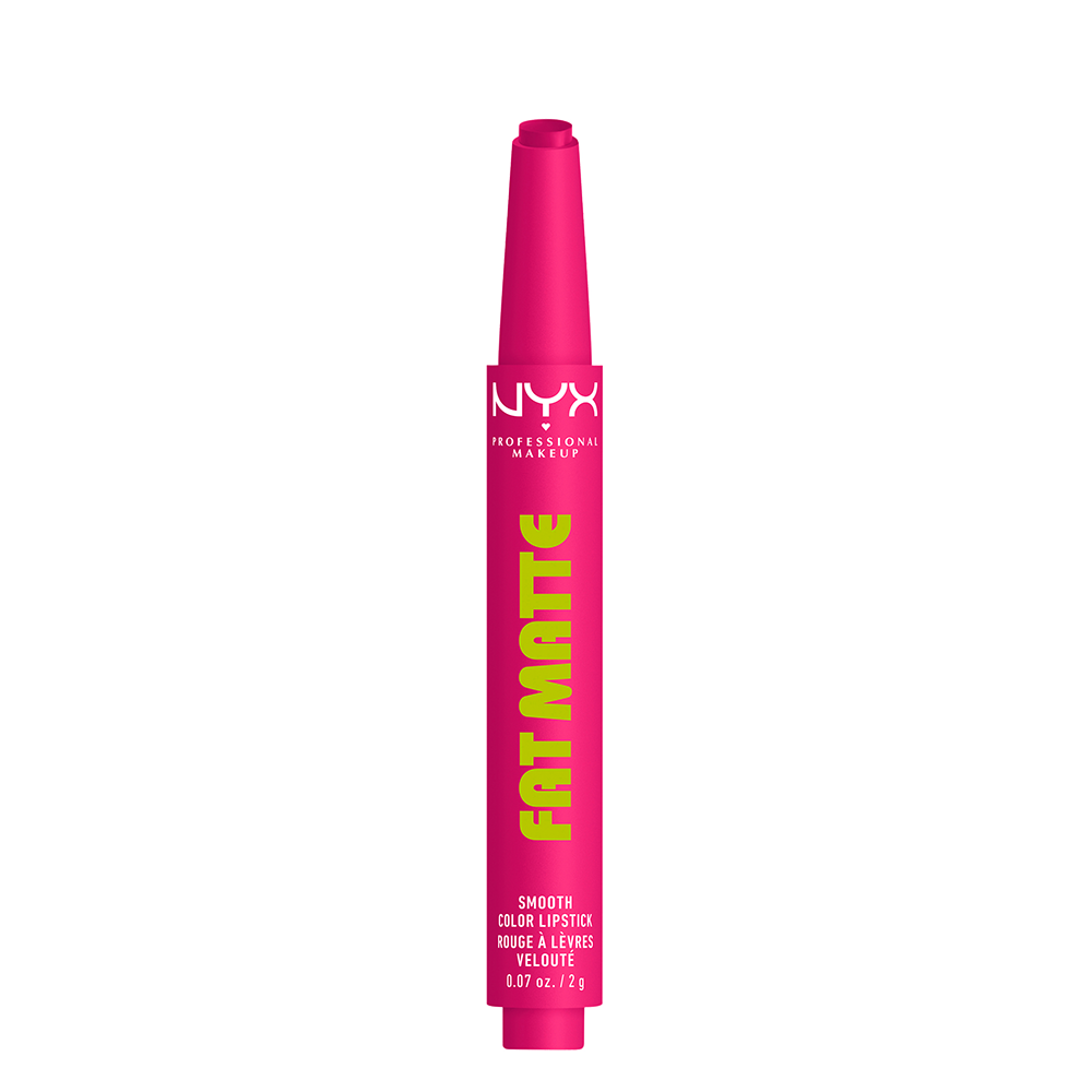 Bild: NYX Professional Make-up Fat Matte Smooth Lippenstift Fluffy Fuchsia
