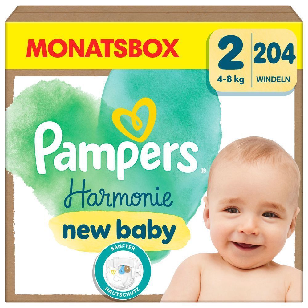 Bild: Pampers Harmonie Windeln Größe 2, Monatsbox 