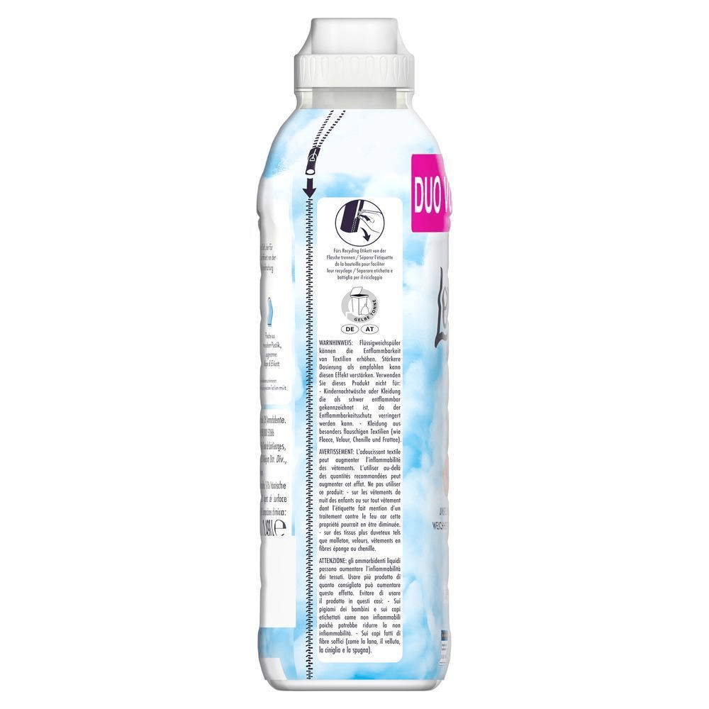 Lenor Weichspüler Flasche Seitenansicht