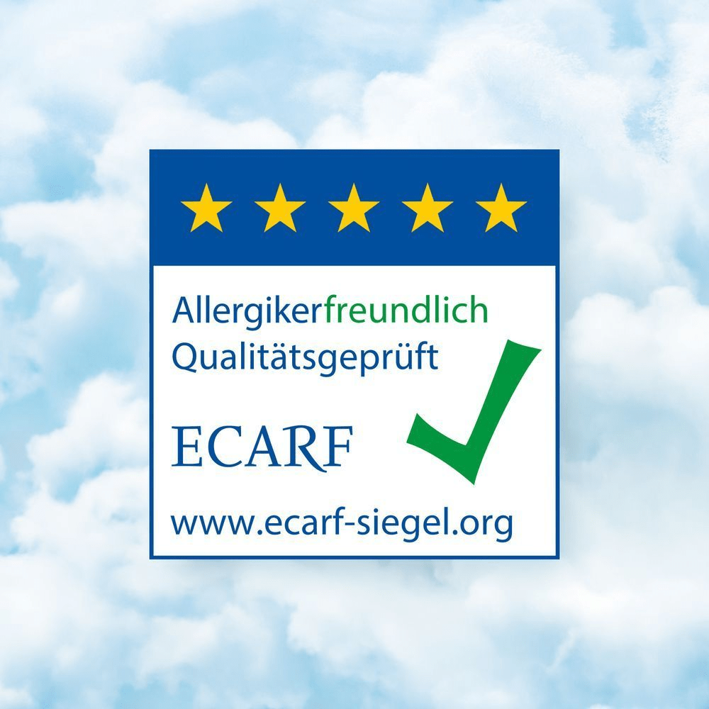 ECARF Allergikerfreundliche Qualität geprüft