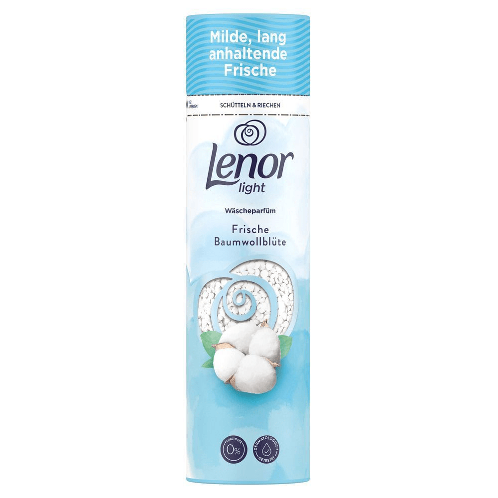 Lenor Light Wäscheparfüm Frische Baumwollblüte 275g [IT] Profumo per bucato Lenor Light, fragranza Fresh Cotton Blossom, 275 g.;