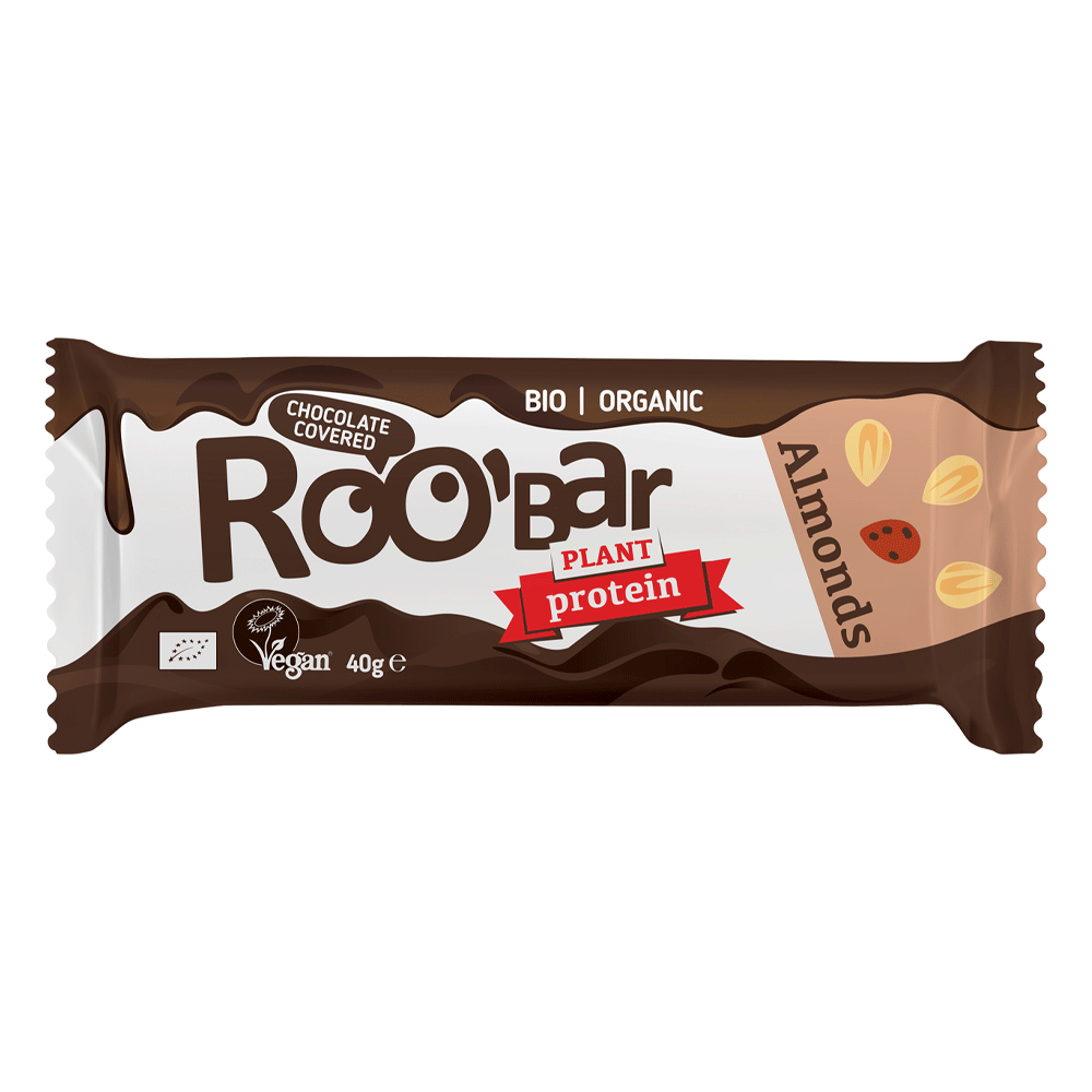 Bild: Roobar Proteinriegel Mandel 