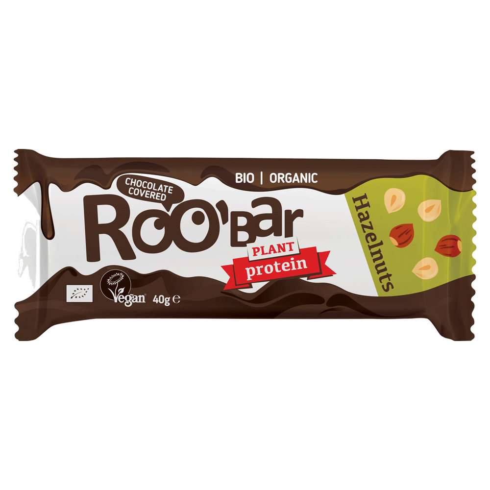 Bild: Roobar Proteinriegel Haselnuss 