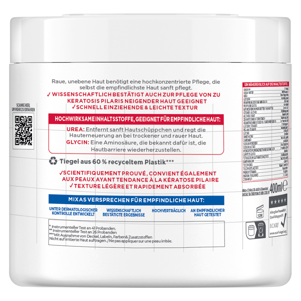 Bild: Mixa Urea Cica Repair Creme