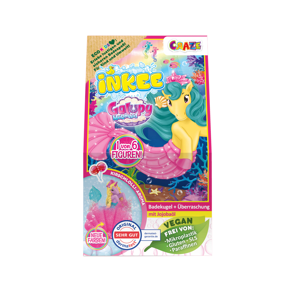 Bild: Craze Inkee Badebombe Galupy Mermaid