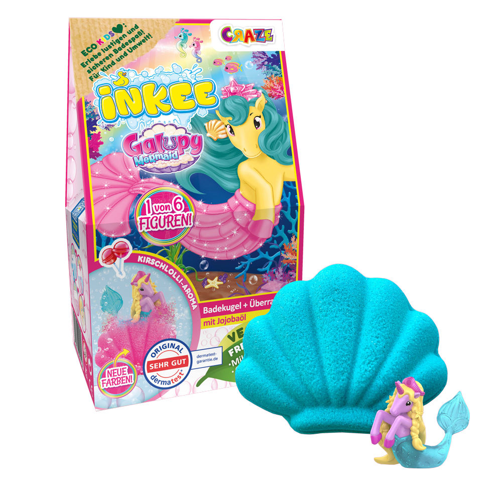 Bild: Craze Inkee Badebombe Galupy Mermaid
