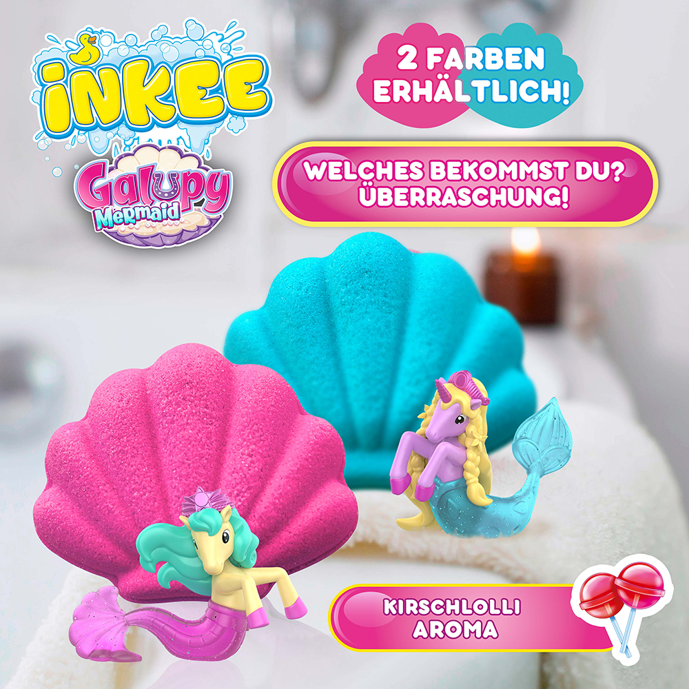 Bild: Craze Inkee Badebombe Galupy Mermaid