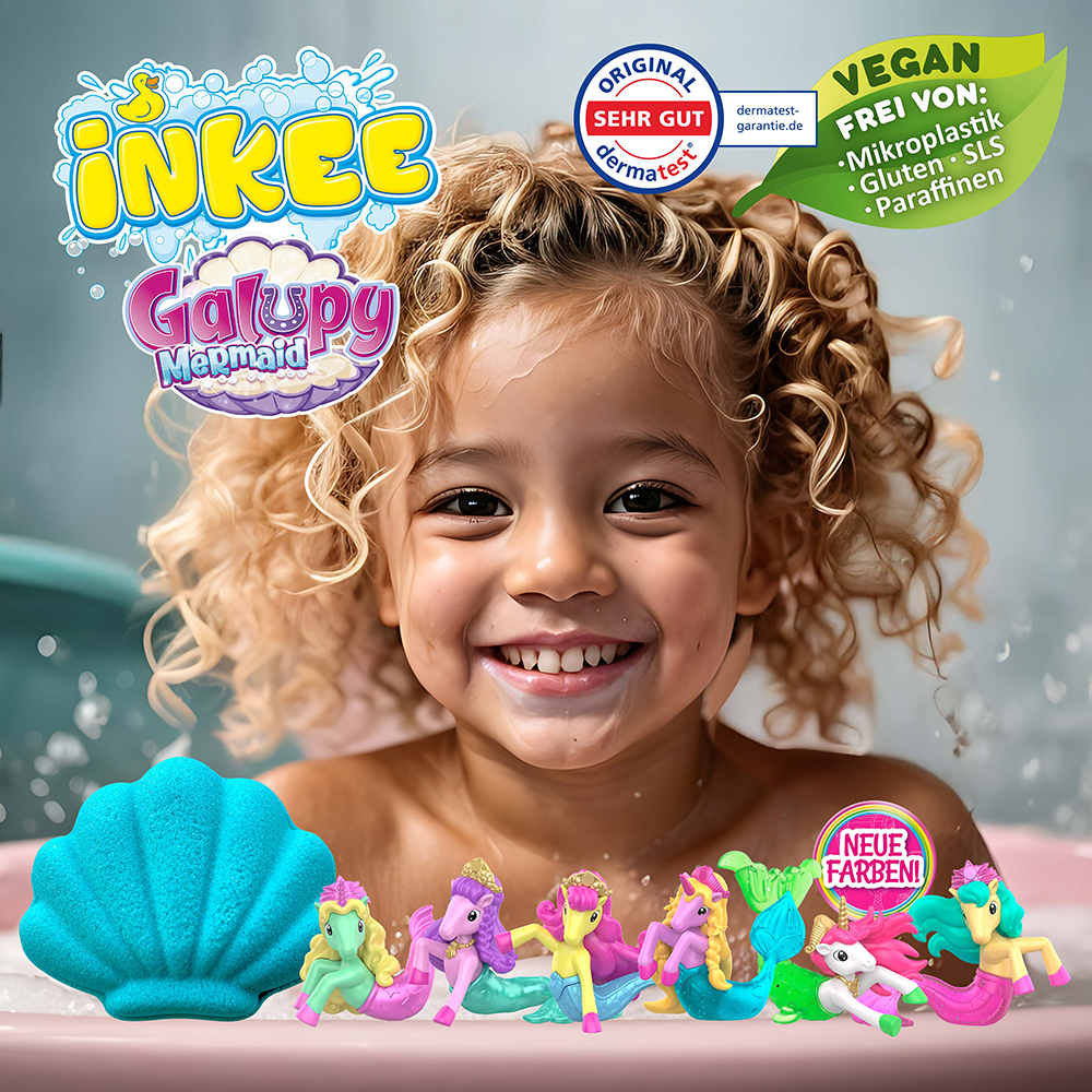 Bild: Craze Inkee Badebombe Galupy Mermaid