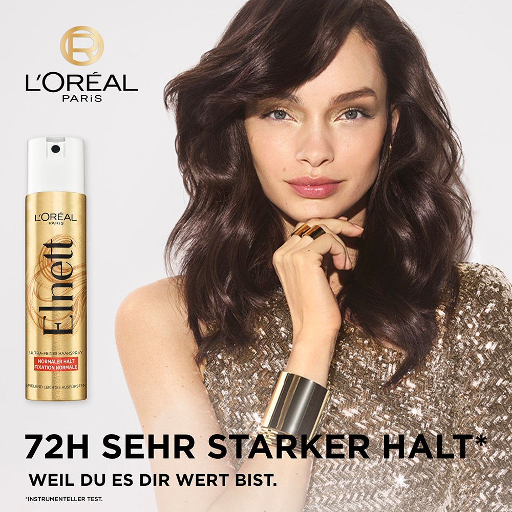 Bild: L'ORÉAL PARIS Elnett Haarspray Extra Starker Halt 