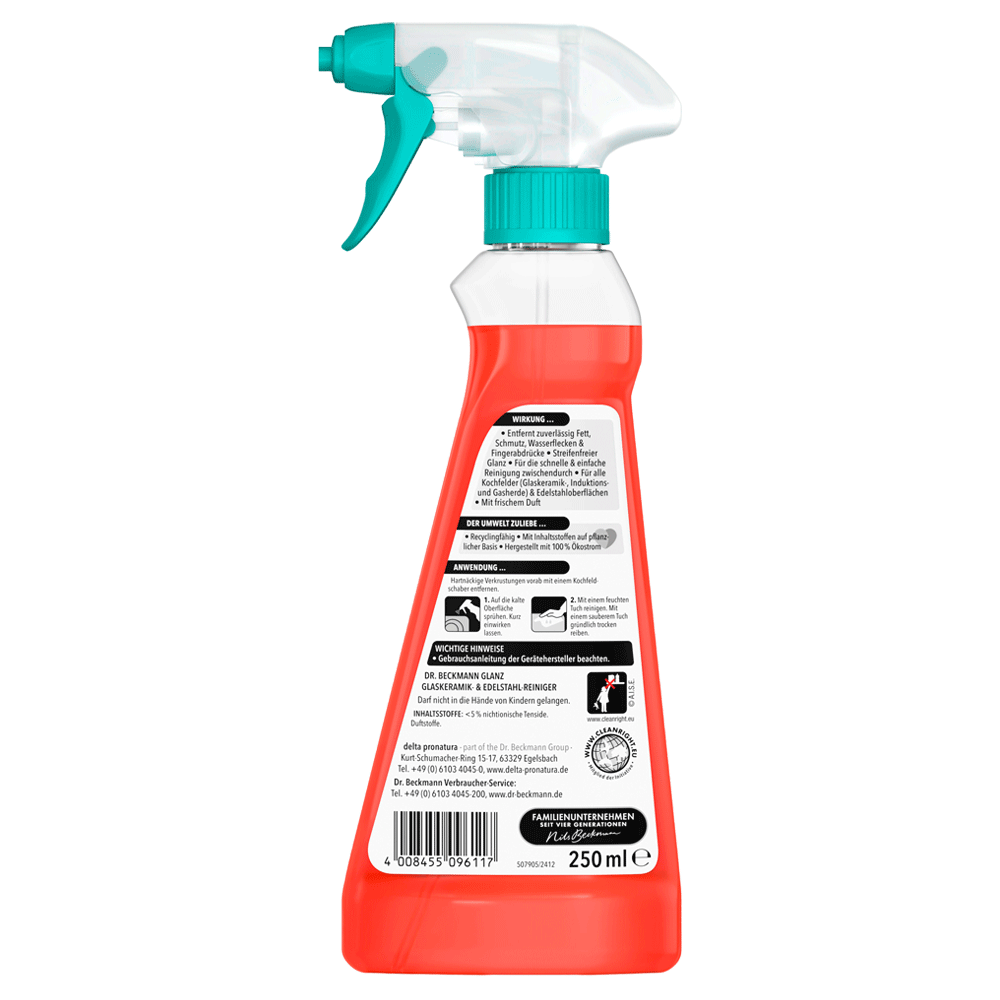 Bild: Dr. Beckmann Glaskeramik- & Edelstahlreiniger 