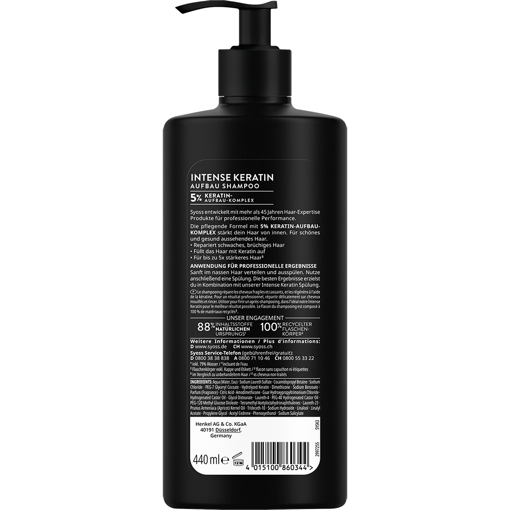 Bild: syoss Shampoo Intense Keratin 
