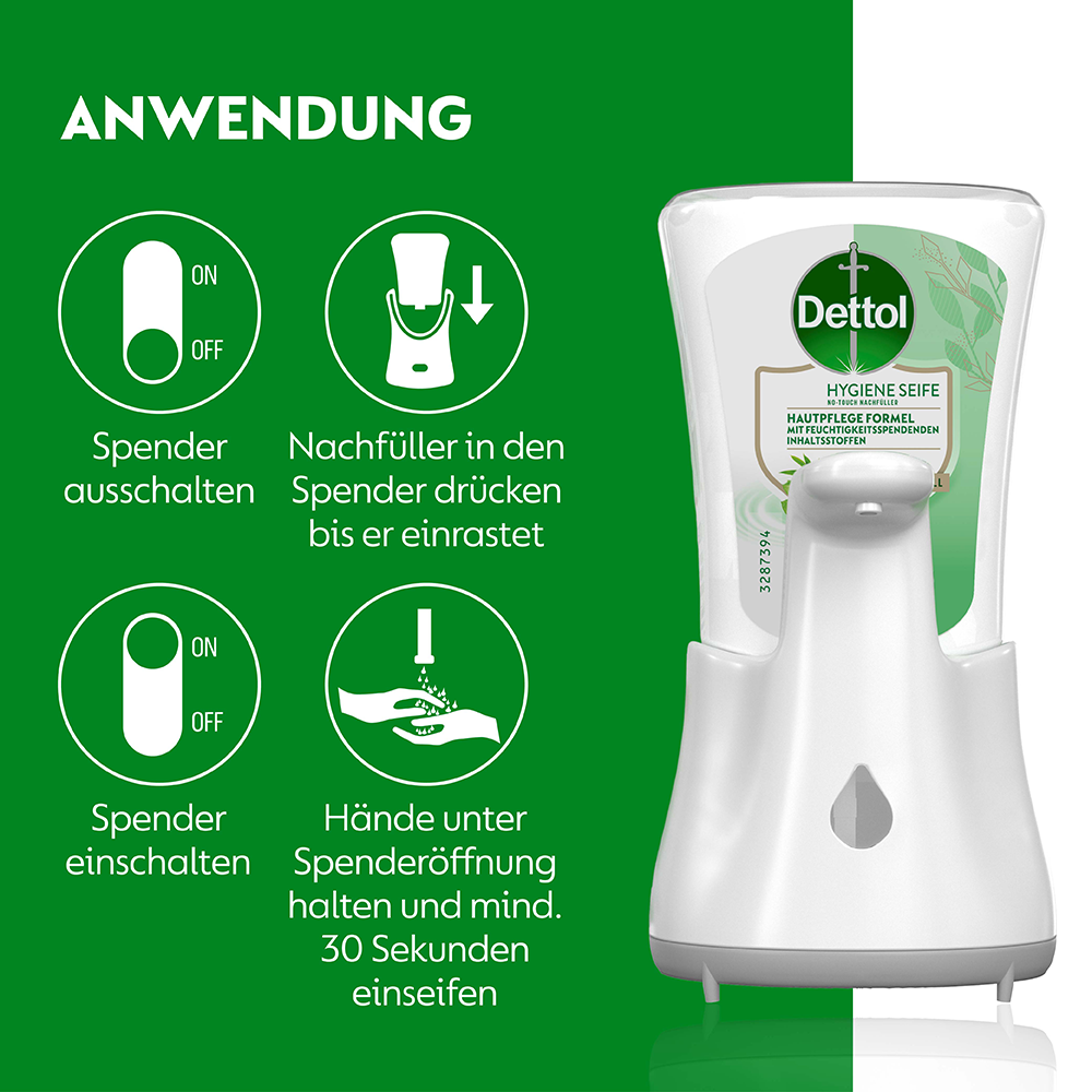 Bild: Dettol No-Touch automatischer Seifenspender Aloe Vera 