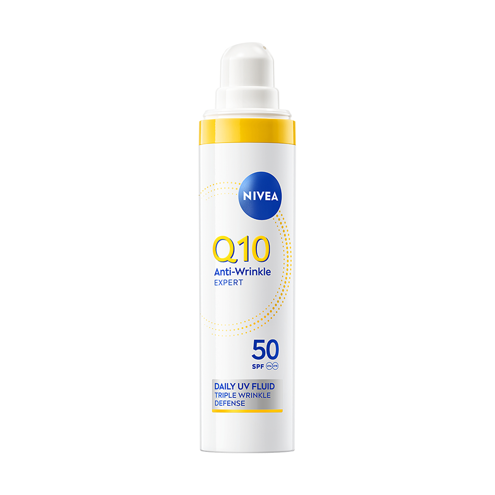 Bild: NIVEA Daily UV Fluid Q10 Anti Falten Experte LSF 50 