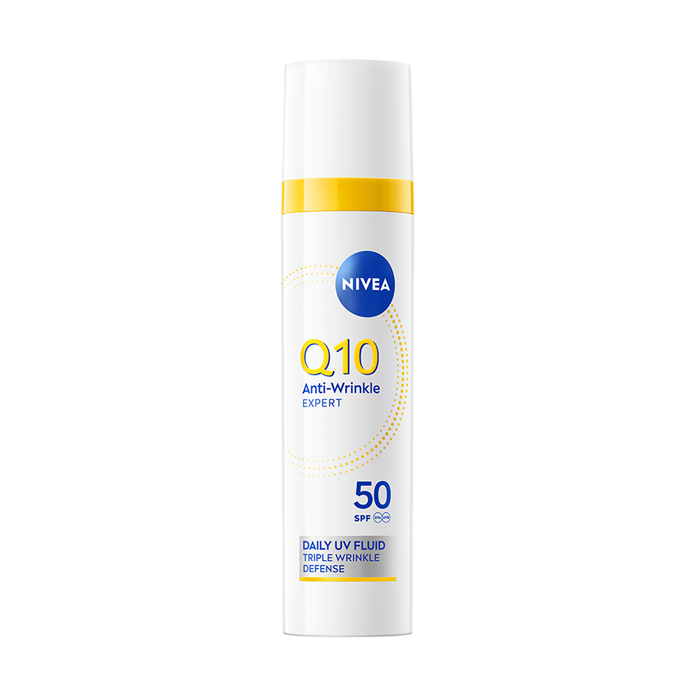 Bild: NIVEA Daily UV Fluid Q10 Anti Falten Experte LSF 50 