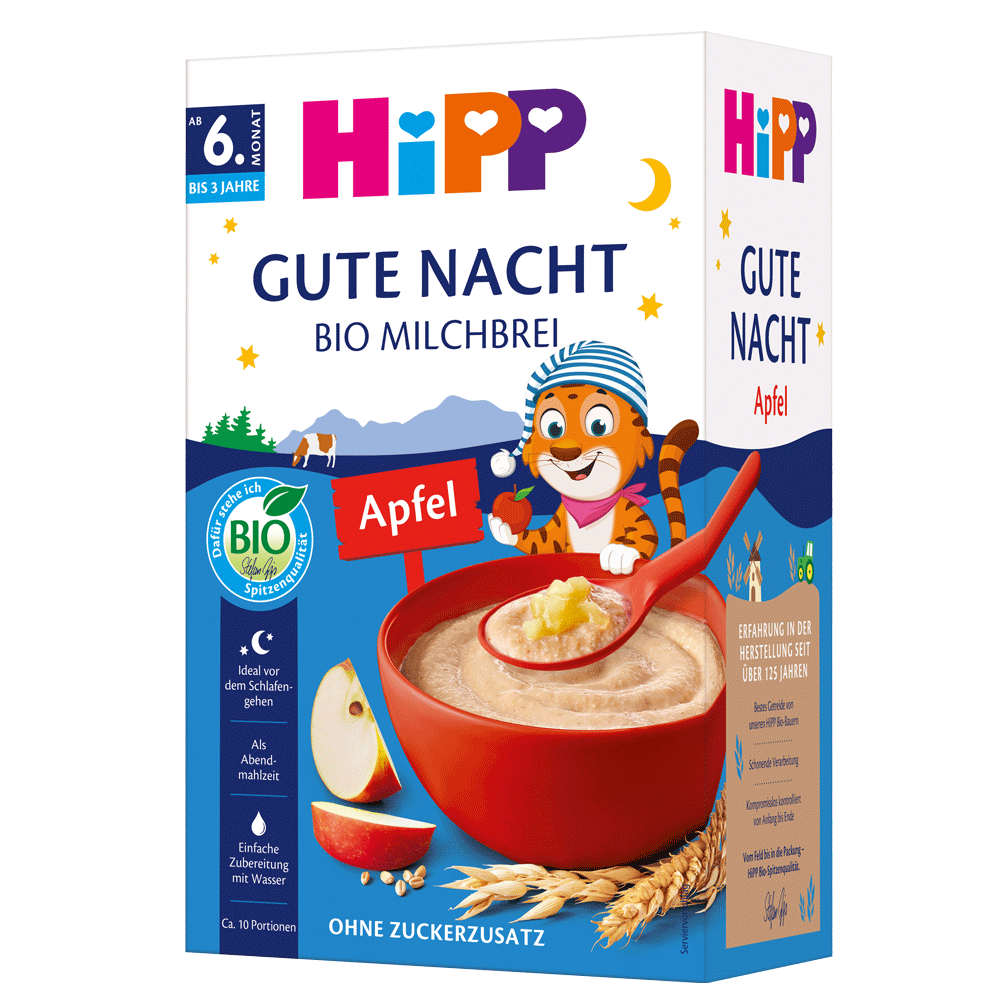 Bild: HiPP Bio Milchbrei Hafer Apfel 