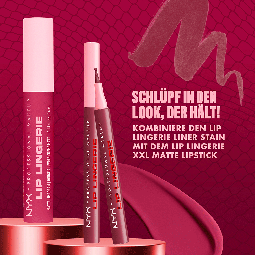 Bild: NYX Professional Make-up Lip Lingerie Lip Liner Stain Naughty Nude 2