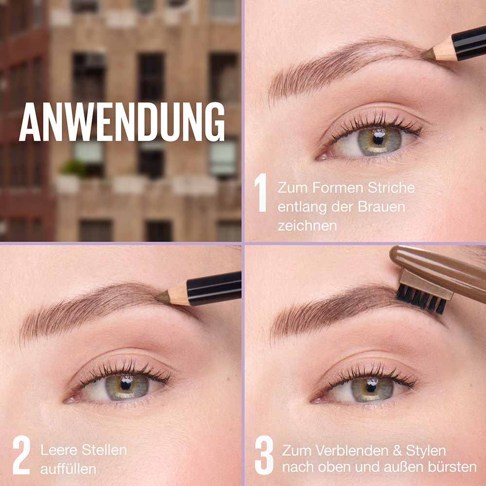 Bild: MAYBELLINE Express Brow Shaping Pencil Black Brown
