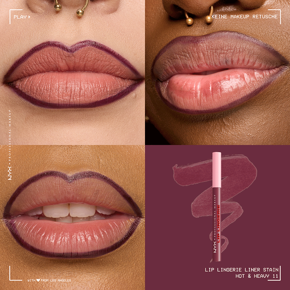 Bild: NYX Professional Make-up Lip Lingerie Lip Liner Stain Hot N Heavy 11