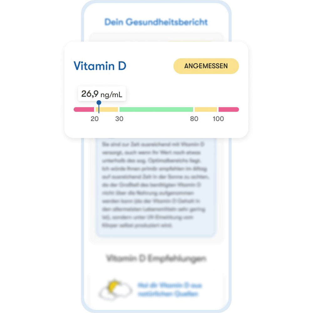 Bild: Mavie Longevity-Check Bluttest 