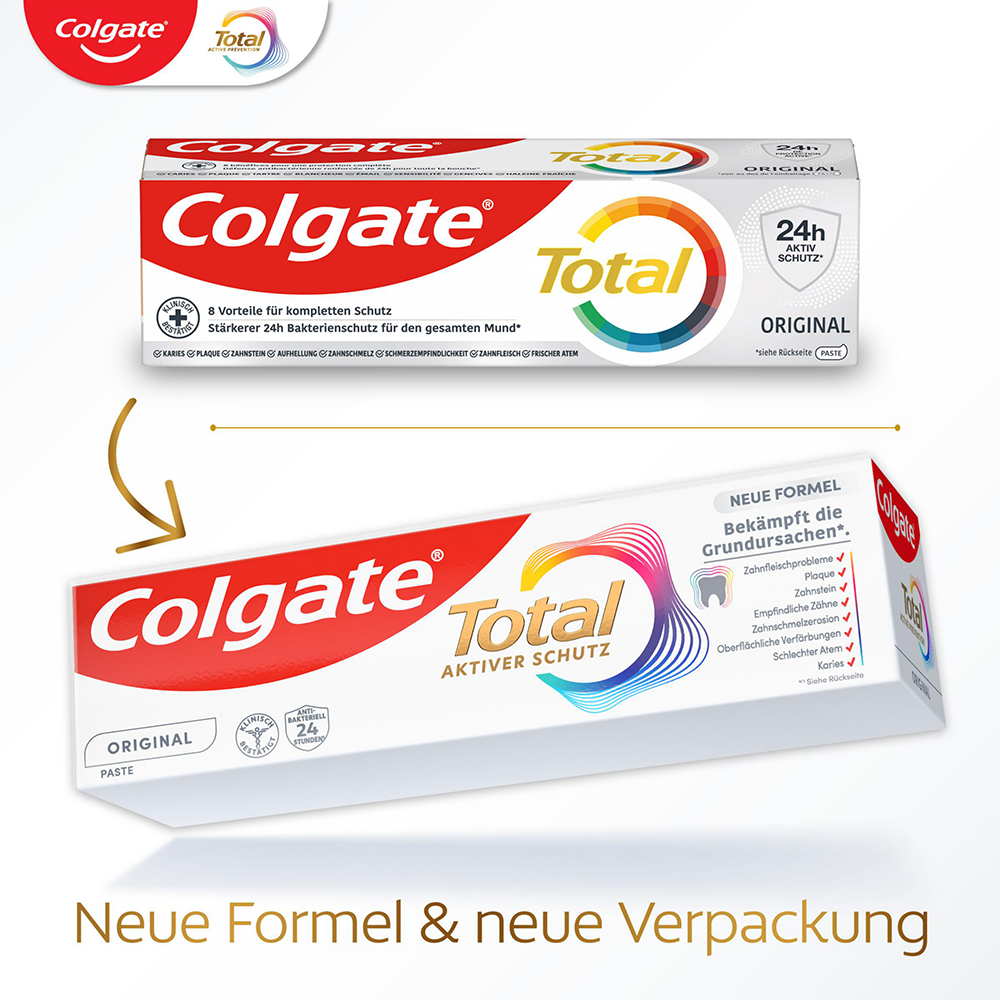 Bild: Colgate Total Zahncreme Mini 
