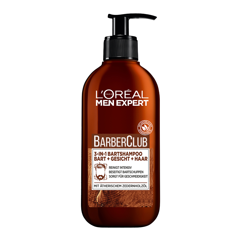 Bild: L'ORÉAL PARIS MEN EXPERT Barber Club 3-in-1 Bartshampoo 