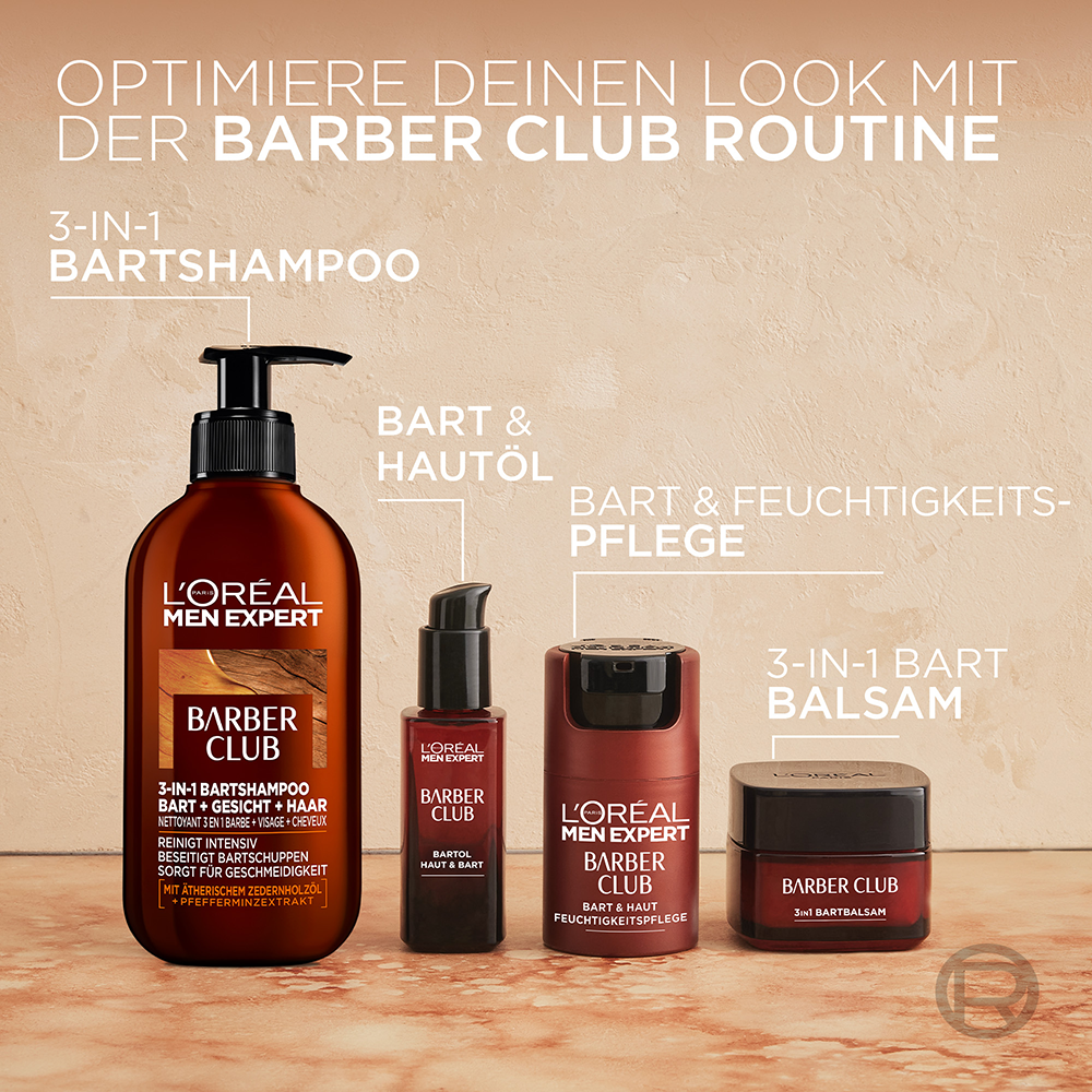 Bild: L'ORÉAL PARIS MEN EXPERT Barber Club 3-in-1 Bartshampoo 