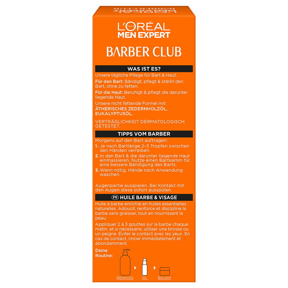 Bild: L'ORÉAL PARIS MEN EXPERT Barber Club Bartöl 