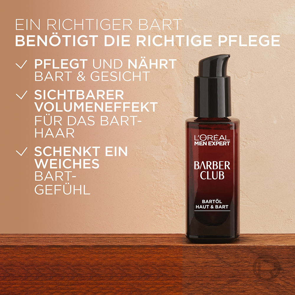 Bild: L'ORÉAL PARIS MEN EXPERT Barber Club Bartöl 