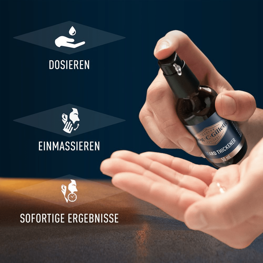 Bild: Gillette King C. Bartvolumen-Serum für Männer 