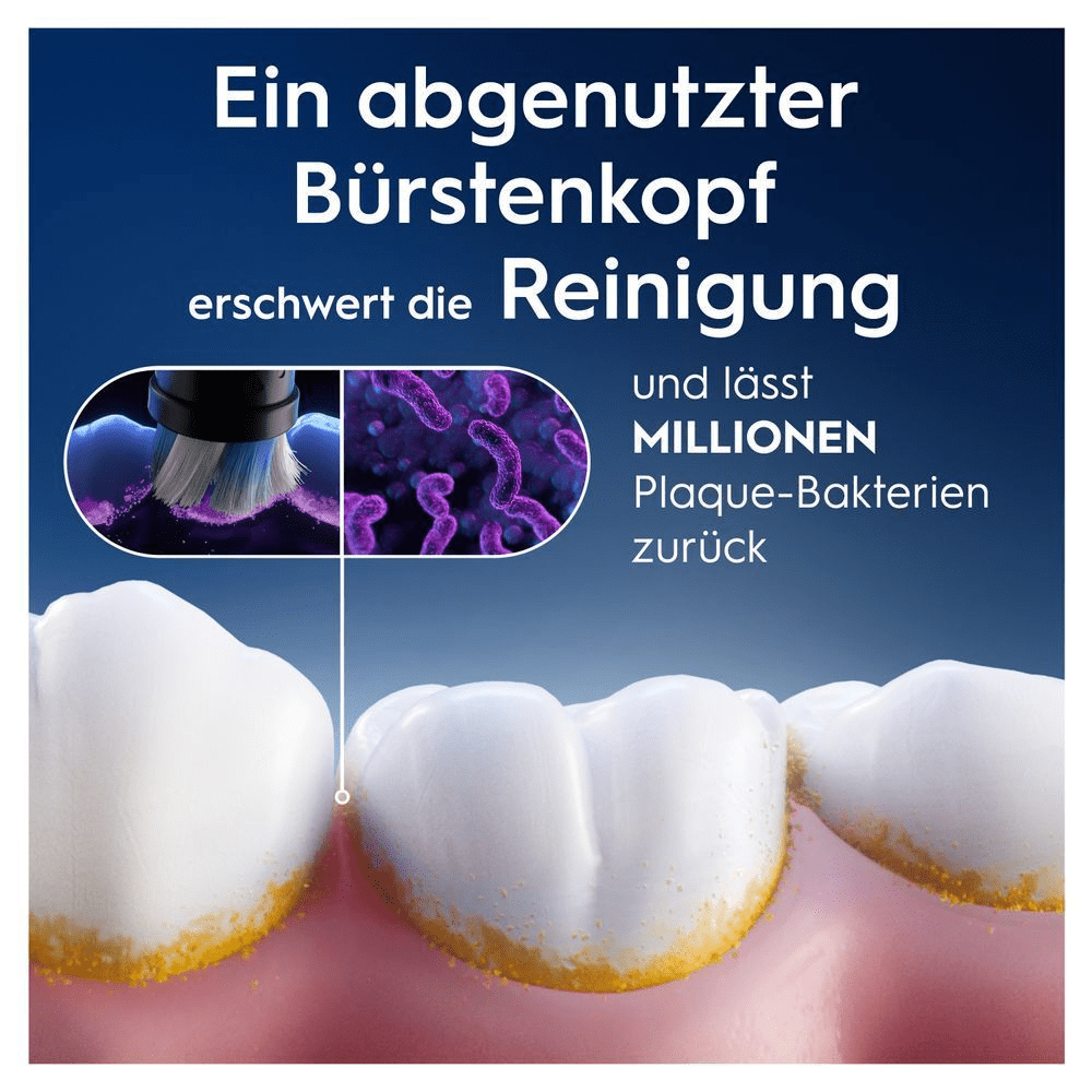 Bild: Oral-B iO Strahlendes Weiss, Original Aufsteckbürsten, Schwarz 