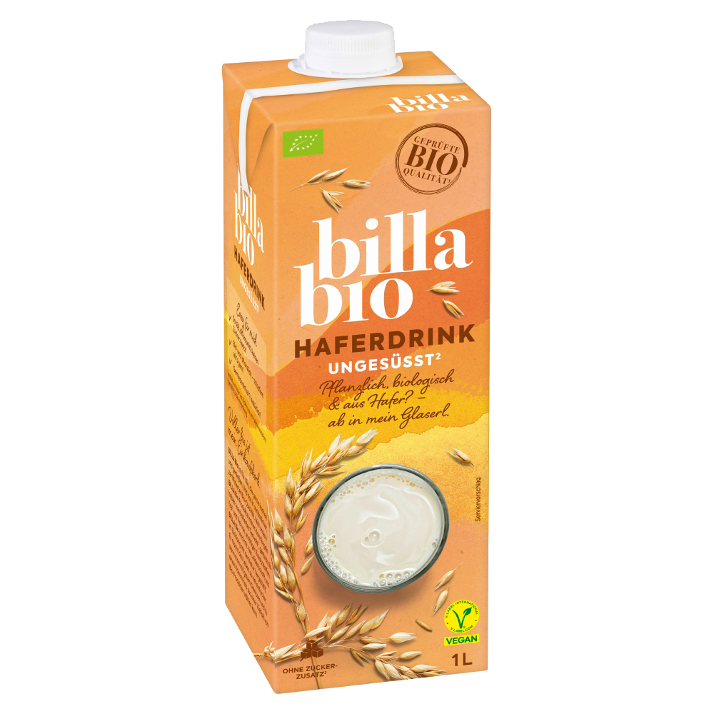 Bild: Billa Bio Hafermilch Ungesüßt 