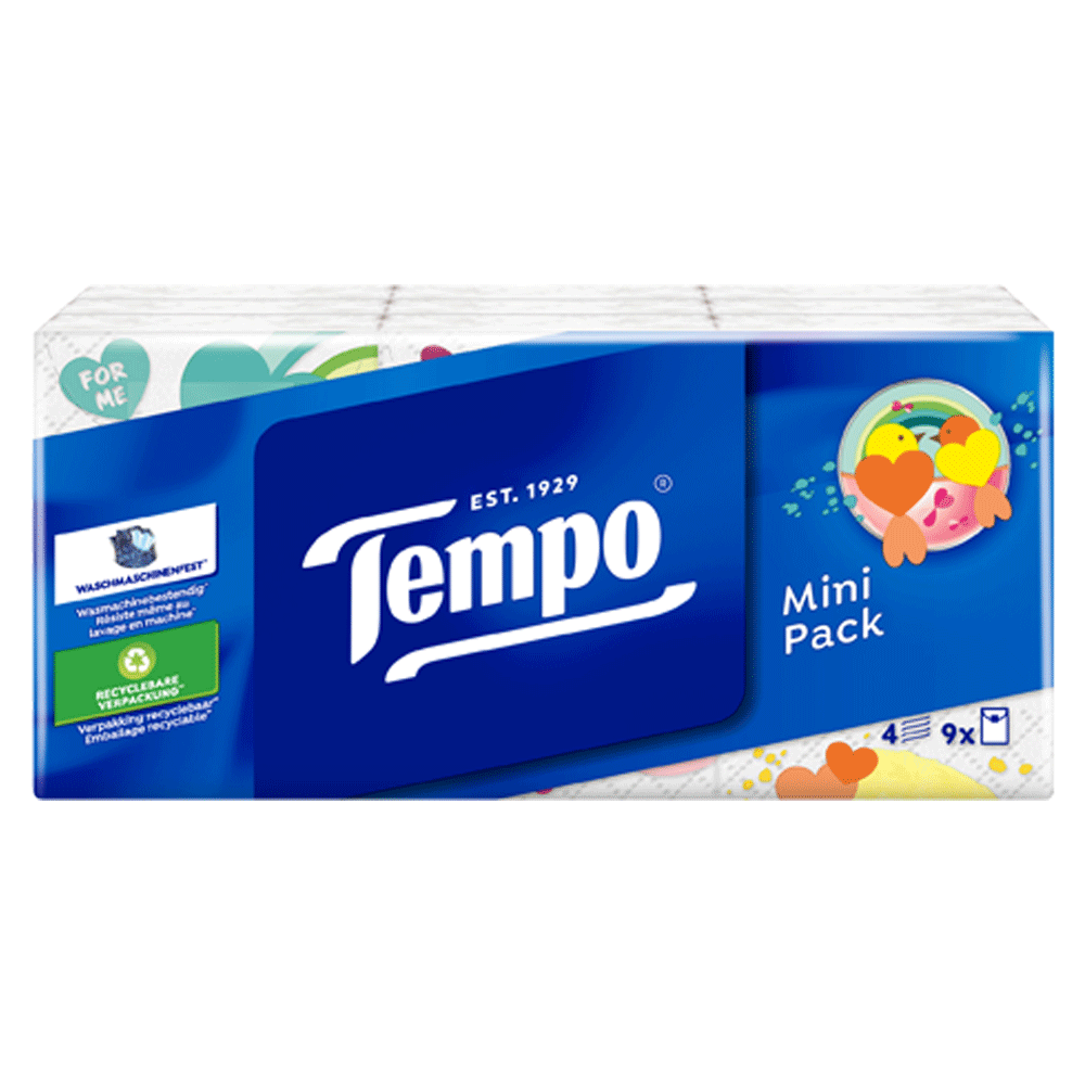 Bild: Tempo Taschentücher Mini Pack 