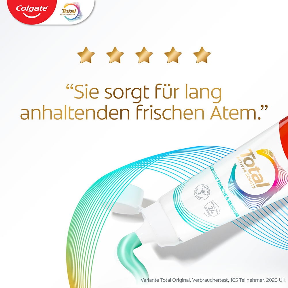 Bild: Colgate Total Plus Gesunde Frische Zahncreme 