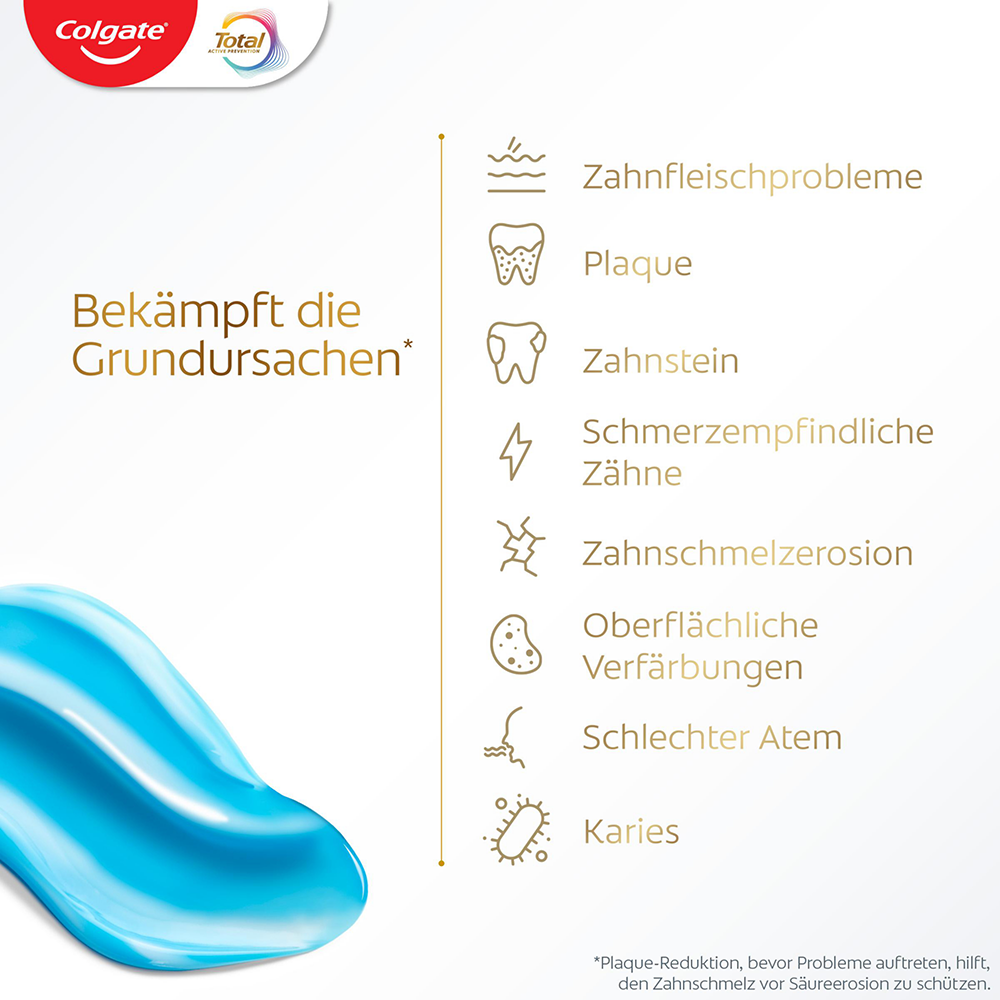 Bild: Colgate Total Gesundes Weiß Zahncreme 