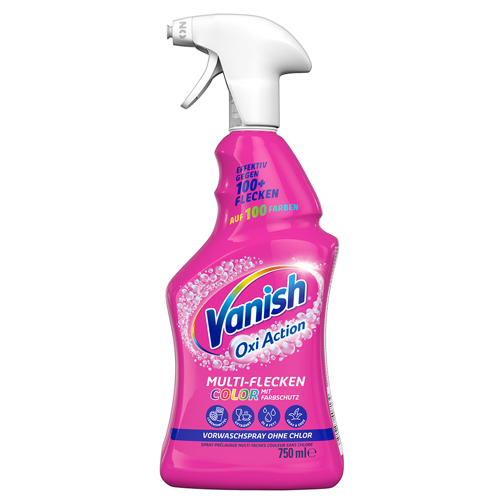 Bild: Vanish OxiAction Vorwasch Spray 