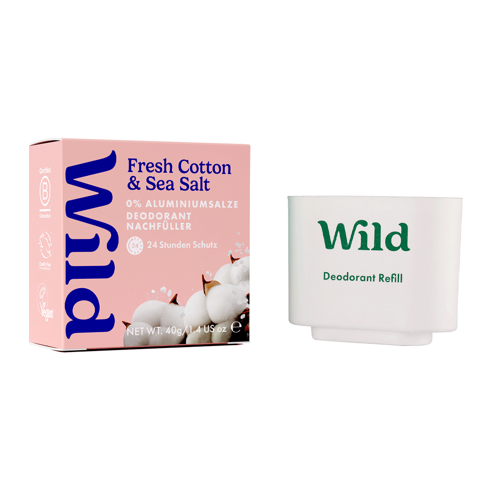 Bild: WILD Deo Stick Refill Fresh Cotton & Sea Salt