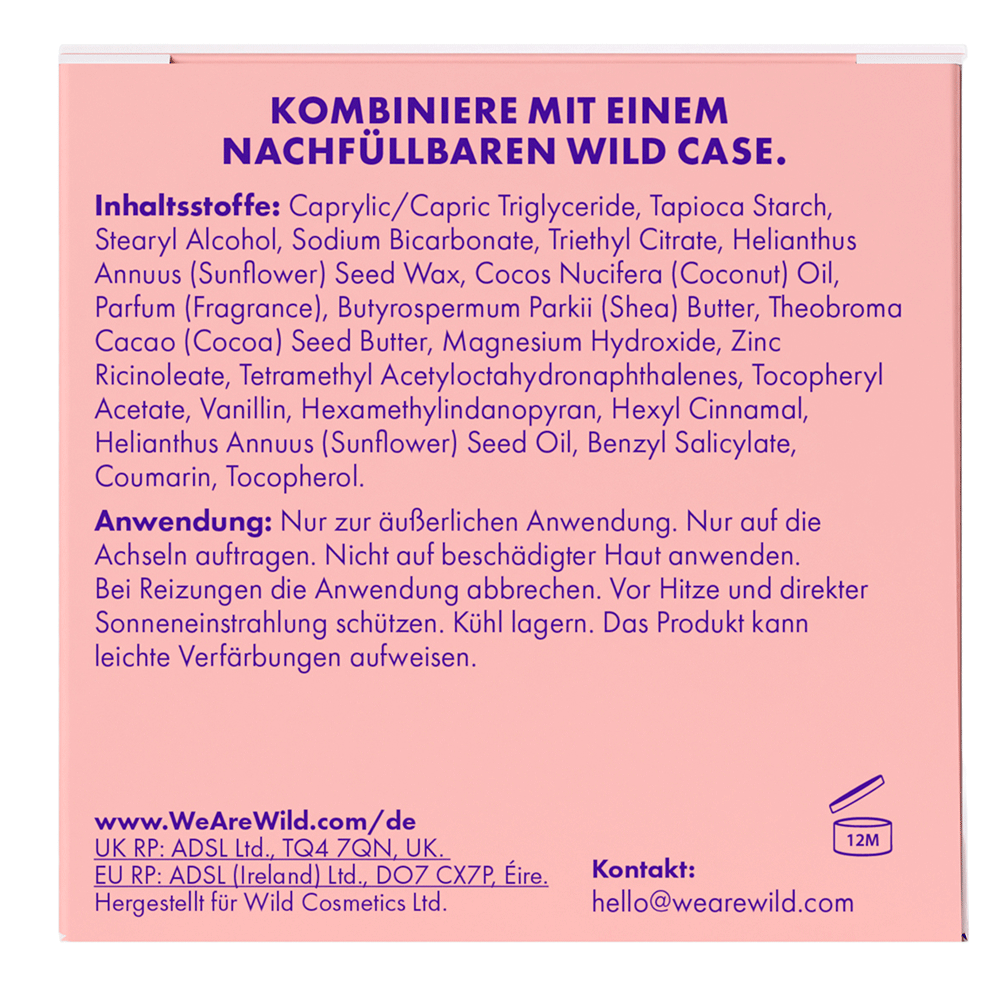 Bild: WILD Deo Stick Refill Coconut Dreams