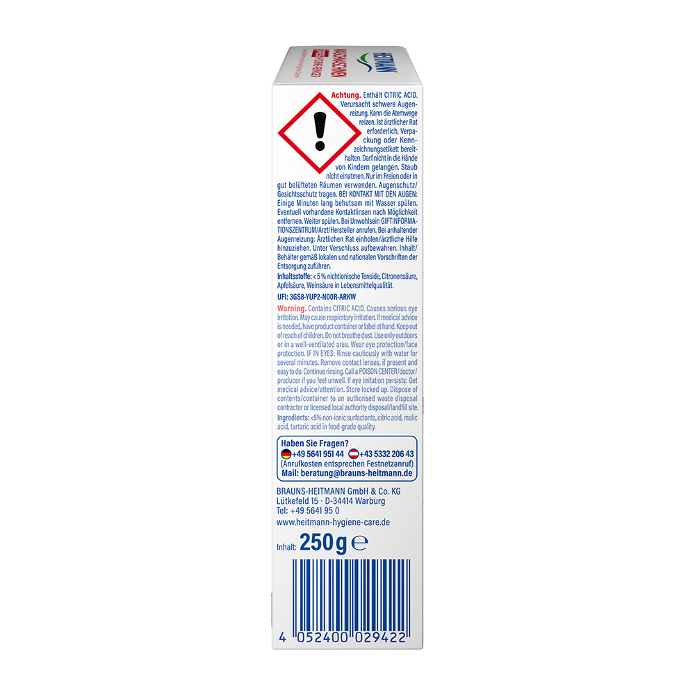 Bild: HEITMANN Express Waschmaschinen Hygiene Reiniger 
