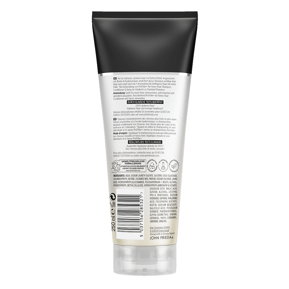 Bild: JOHN FRIEDA PROfiller+ Kräftigendes Shampoo 