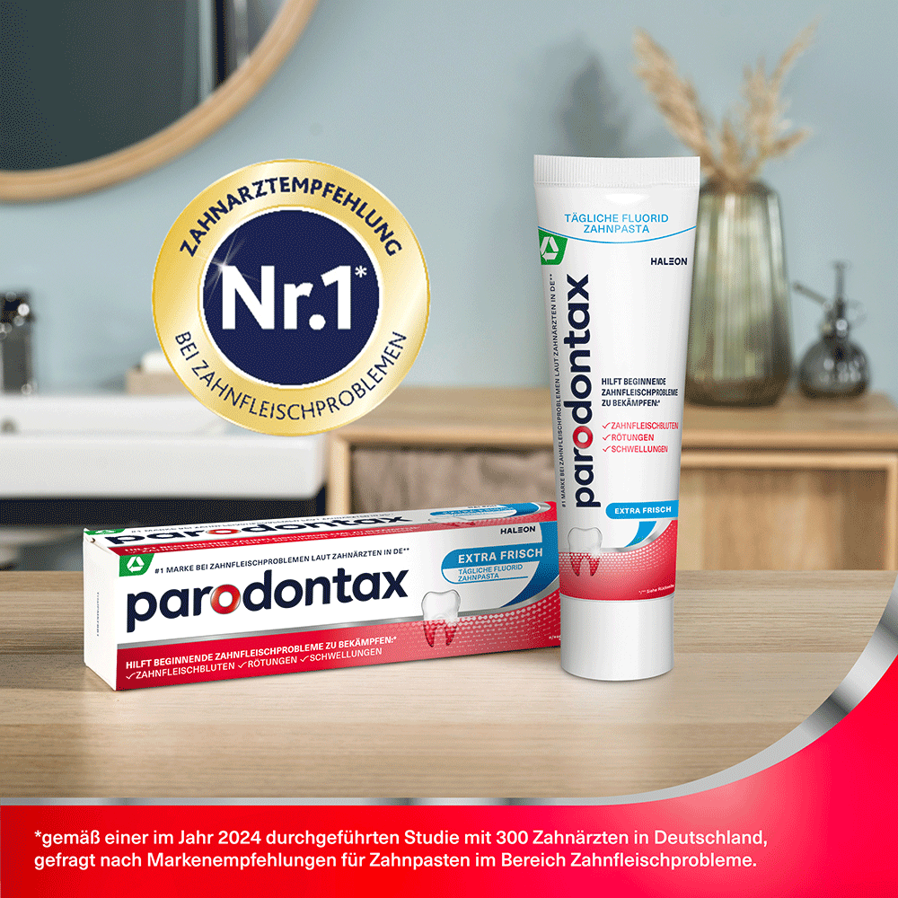 Bild: Parodontax Zahncreme Extra Frisch 