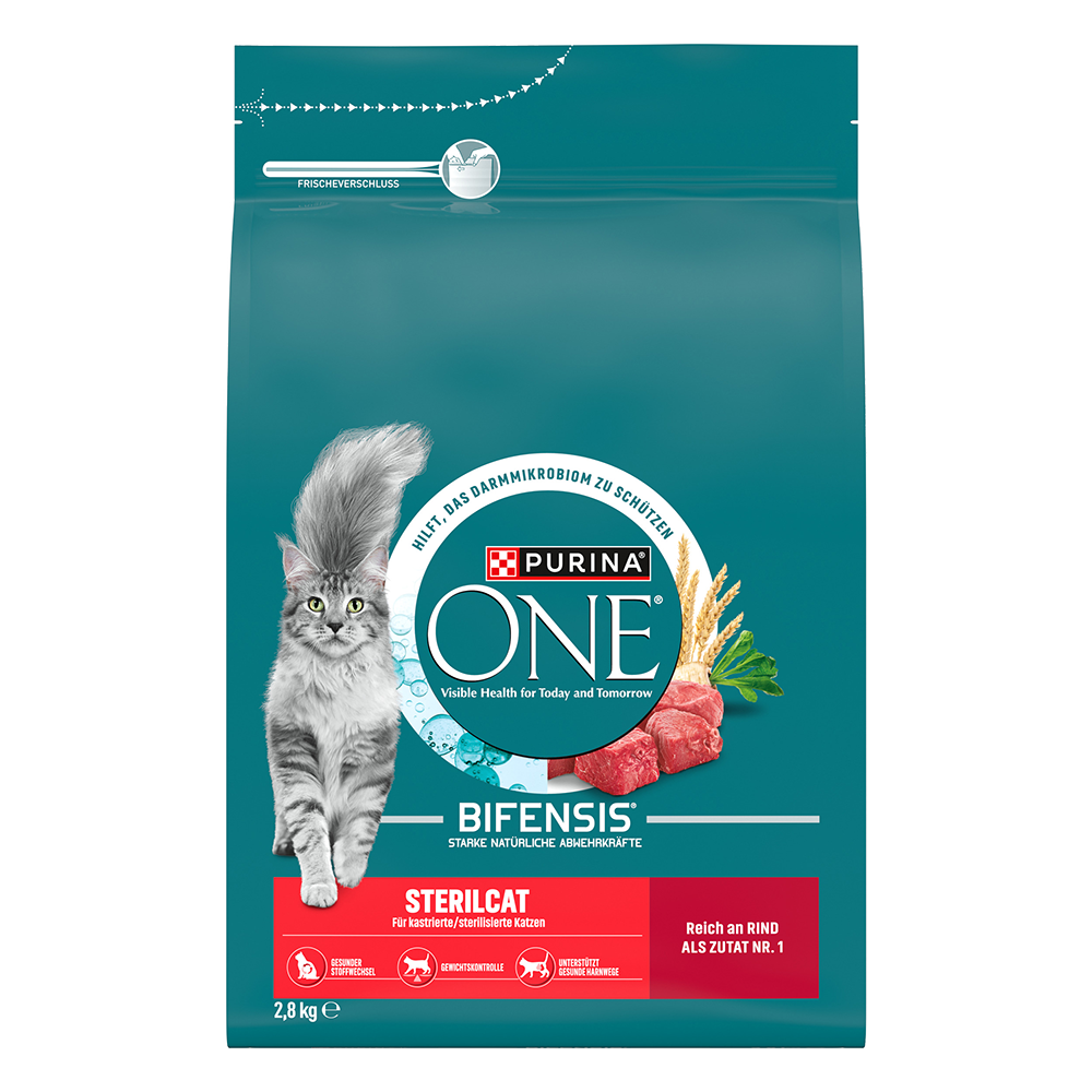 Bild: Purina ONE Sterilcat Rind Weizen 