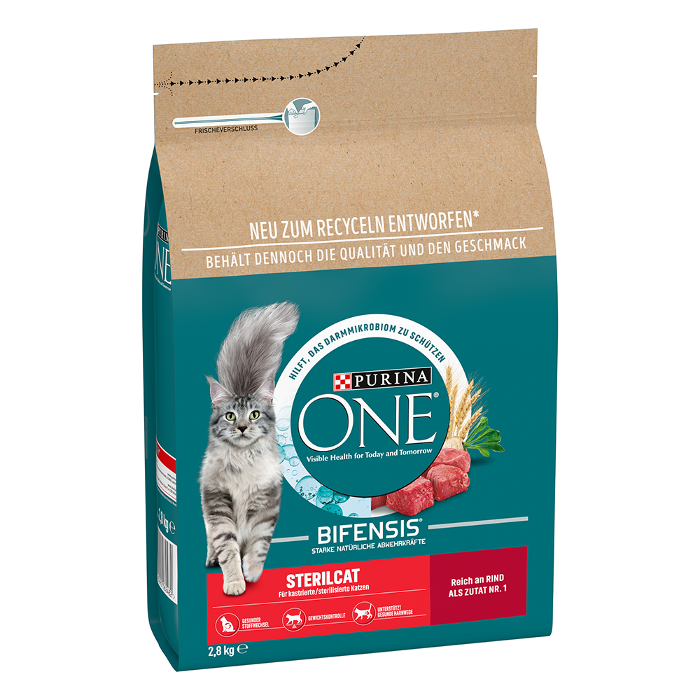 Bild: Purina ONE Sterilcat Rind Weizen 