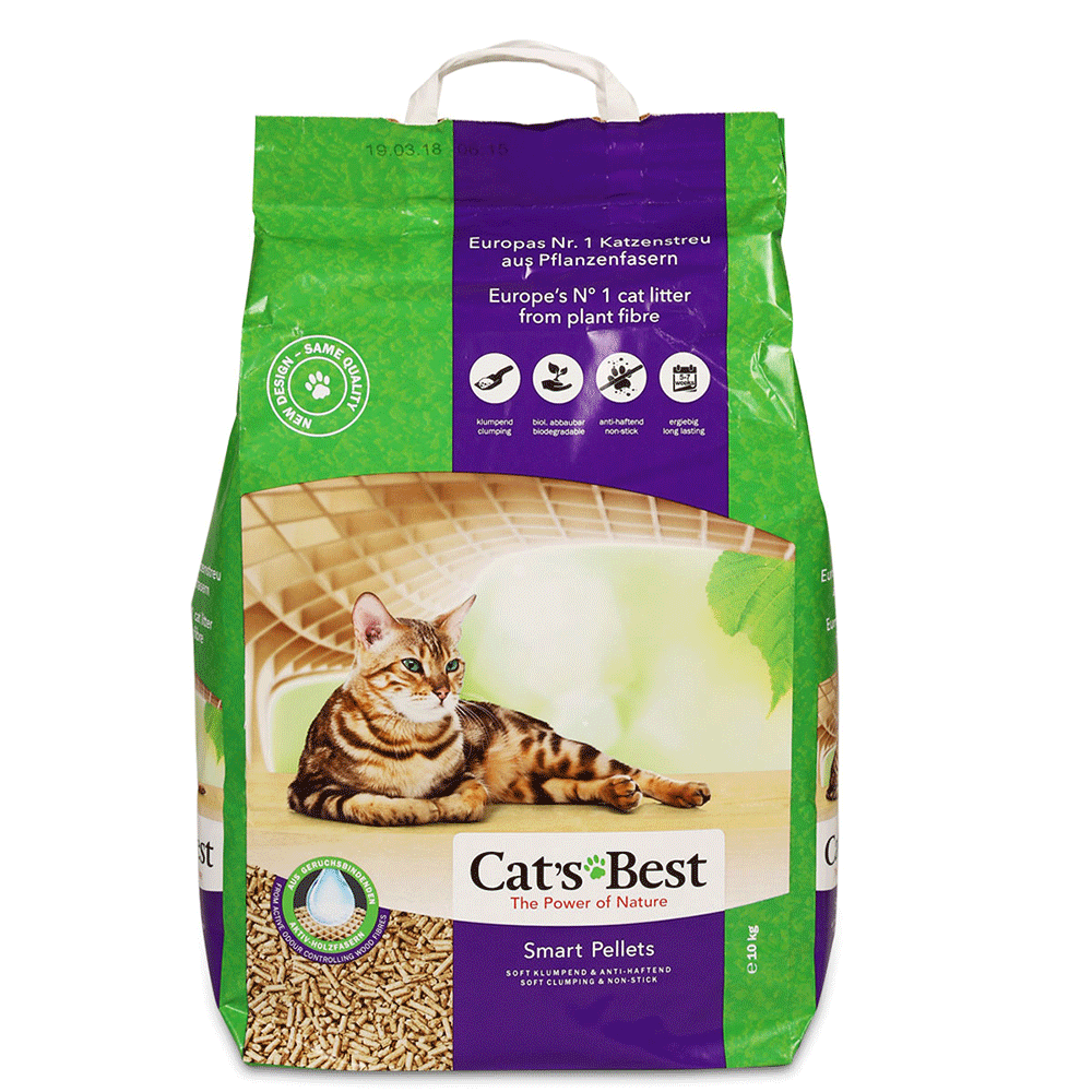 Bild: Cat's Best Smart Pellets Öko-Katzenstreu 