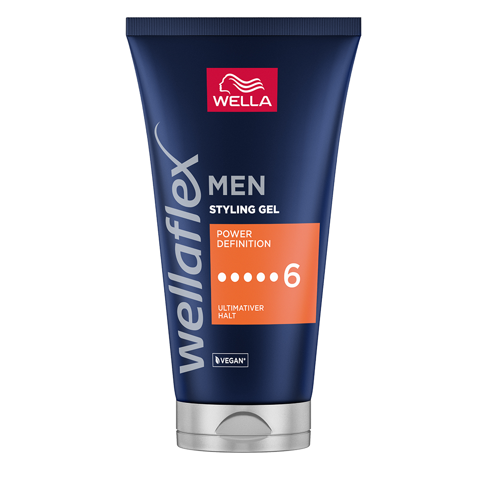 Bild: WELLA wellaflex Men Styling Gel Power Definition Ultimativer Halt 