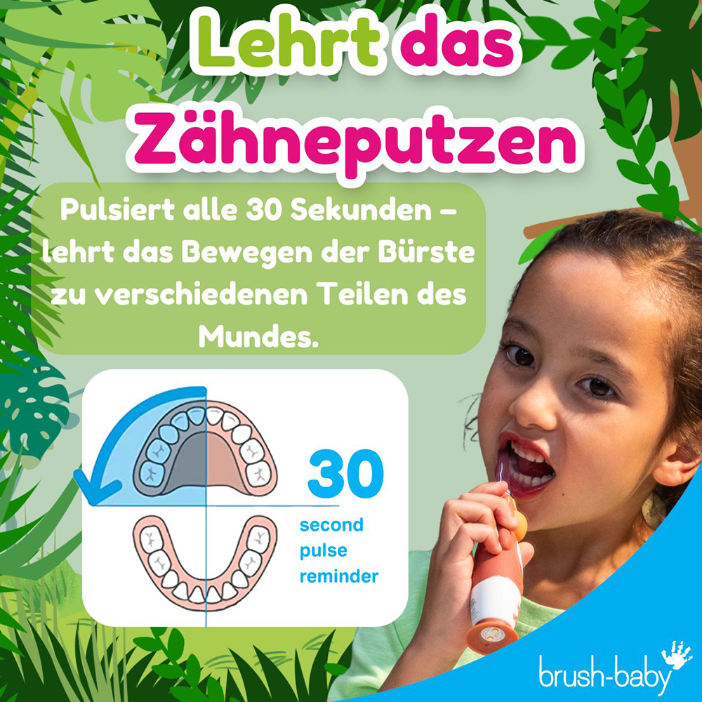 Bild: brush-baby Wild Ones Wiederaufladbare Elektrische Zahnbürste Mya Monkey 