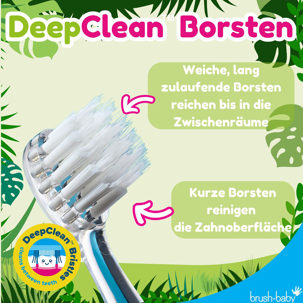 Bild: brush-baby Wild Ones Aufsteckbürsten 