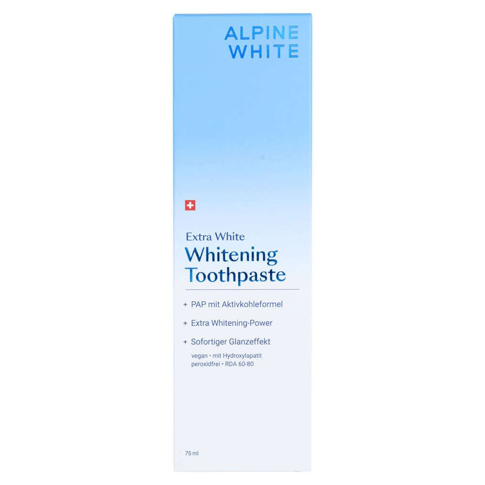 Bild: Alpine White Whitening Zahnpasta Extra White 