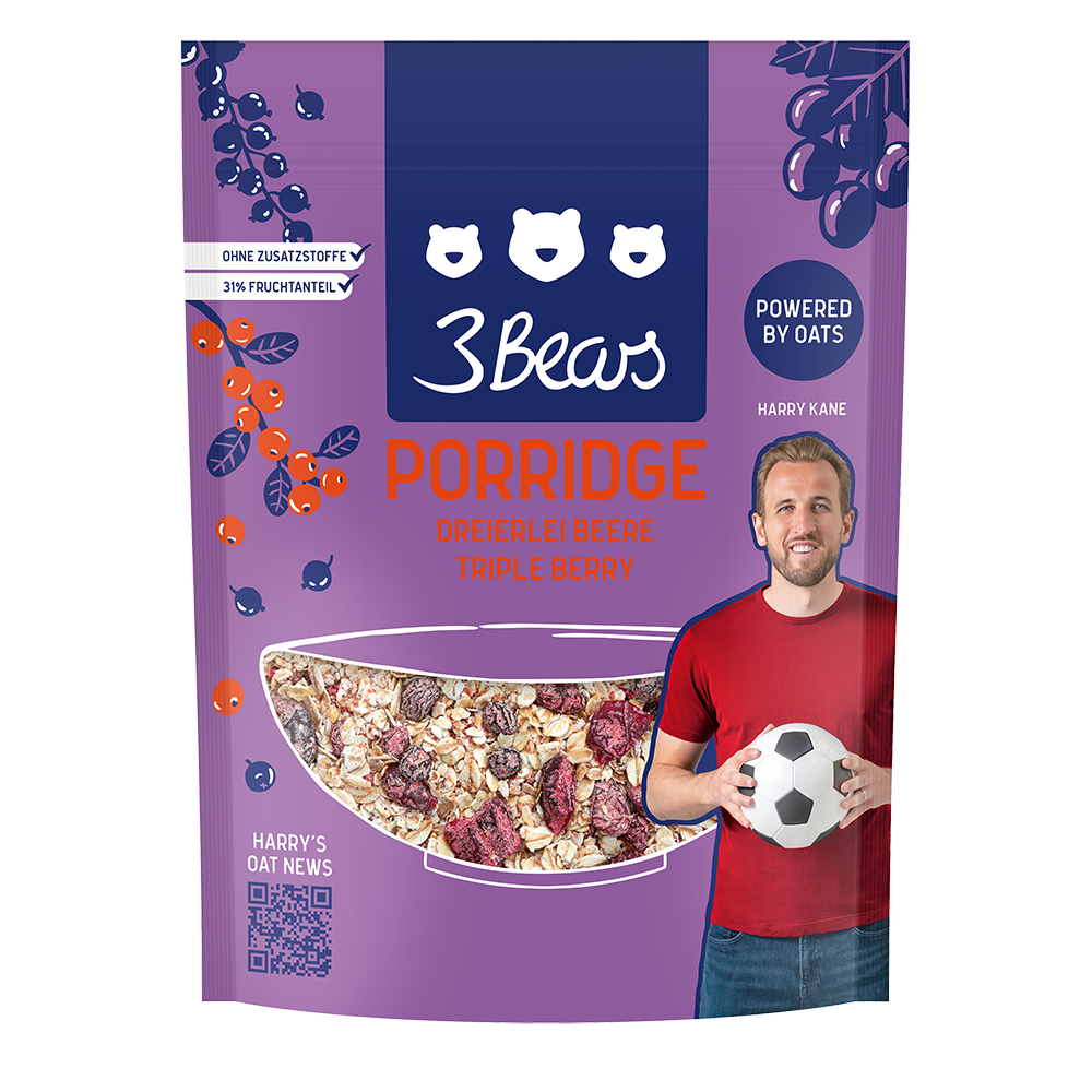 Bild: 3Bears Porridge Dreierlei Beere 