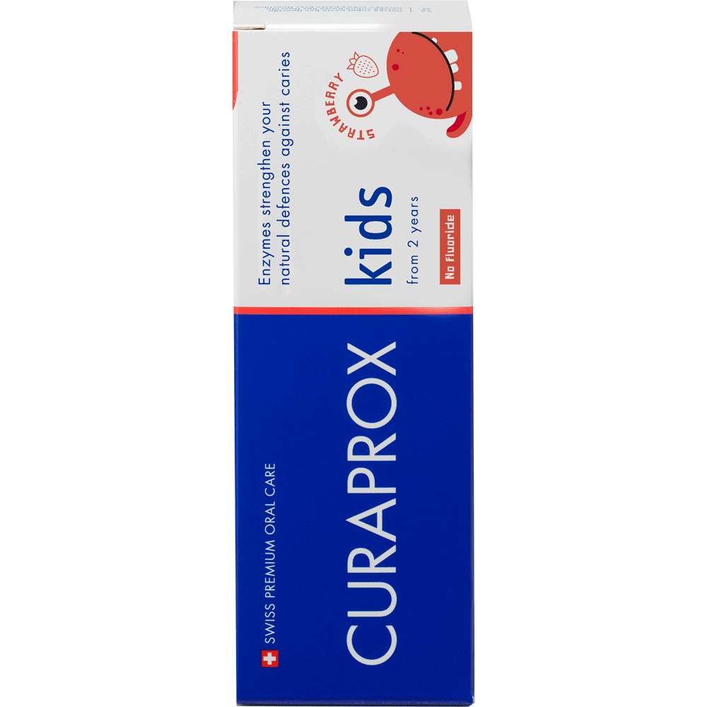Bild: CURAPROX Zahnpasta Kids ab 2 Jahren ohne Fluorid